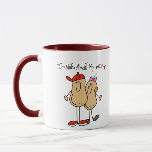 私のお母さん息子のマグについてのナット マグカップ (左)