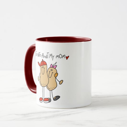 私のお母さん息子のマグについてのナット マグカップ (正面左)