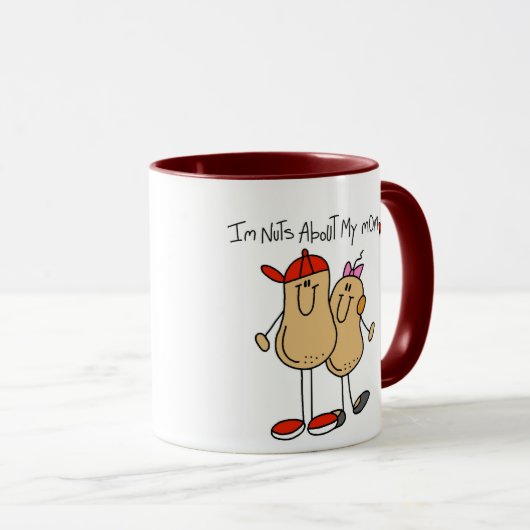 私のお母さん息子のマグについてのナット マグカップ (正面右)