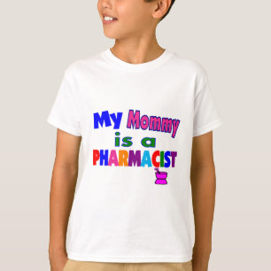 "私のお母さん薬剤師"の子供のTシャツです Tシャツ