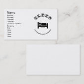 私のお気に入りのなやり方(印のユーモア)は眠ります 名刺 (正面/裏面)