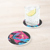 私のお気に入りのなコーヒー>茶>ジュース>水 コースター (側面)