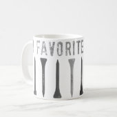 私のお気に入りのなティーのコップ コーヒーマグカップ (正面左)