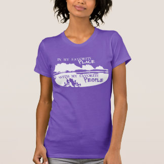 私のお気に入りのな人々の白の私のお気に入りのな場所 Tシャツ