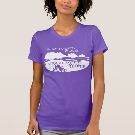 私のお気に入りのな人々の白の私のお気に入りのな場所 Tシャツ (正面)