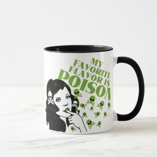 私のお気に入りのな味は毒です マグカップ (右)