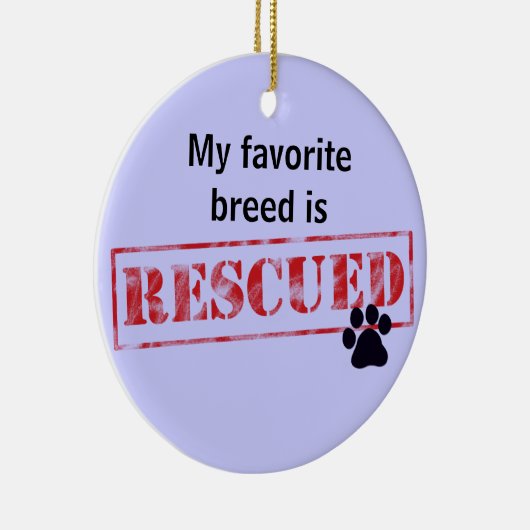 私のお気に入りのな品種は救助されます セラミックオーナメント (右)