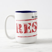 私のお気に入りのな品種は救助されます ツートーンマグカップ (左)