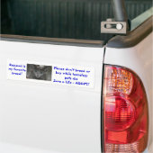 私のお気に入りのな品種は繁殖しませんでしたりまたは買いません…救助されます バンパーステッカー (トラック上)