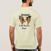 私のお気に入りのな品種ティー Tシャツ (裏面)