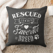 私のお気に入りのな品種灰色の枕は救助されます クッション (ブランケット)