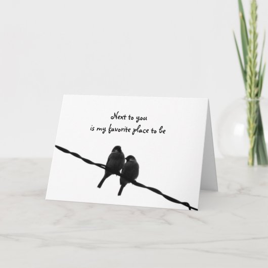 私のお気に入りのな場所のバレンタインデーの隣 シーズンカード (正面)