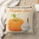 私のお気に入りのな季節はカボチャスパイスの枕です クッション (ブランケット)