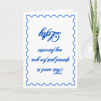 私のお気に入りのな左利き カード