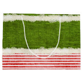 "私のお気に入りのな"クリスマスの小妖精や小人の引用文(l)微笑します ラージペーパーバッグ (裏面)