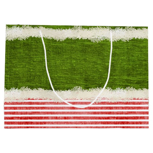 "私のお気に入りのな"クリスマスの小妖精や小人の引用文(l)微笑します ラージペーパーバッグ (裏面)