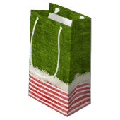 "私のお気に入りのな"クリスマスの小妖精や小人の引用文(S)微笑します スモールペーパーバッグ (裏面アングル)