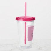 私のお気に入りのもの アイスコーヒー ピンク アクリルタンブラー (右)