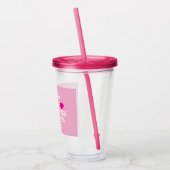 私のお気に入りのもの アイスコーヒー ピンク アクリルタンブラー (左)