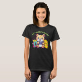 私のお気に入りのもの ゲーミング 猫 タコ 80年代 ゲーマー Tシャツ (正面フル)