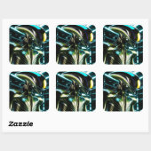 私のお気に入りのエイリアンのタイプは生物学的機械al スクエアシール (シート)