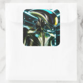 私のお気に入りのエイリアンのタイプは生物学的機械al スクエアシール (バッグ)