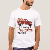 私のお気に入りのカボチャ畑 - 秋 Tシャツ (正面)
