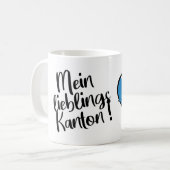 私のお気に入りのカントン チューリッヒ コーヒーマグカップ (正面左)