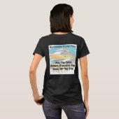 私のお気に入りのクルーズ寄港地 - 女性用Tシャツ Tシャツ (裏面フル)