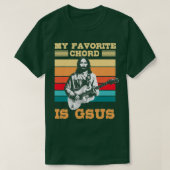 私のお気に入りのコードはGsus Guitarist Tシャツ (デザイン正面)