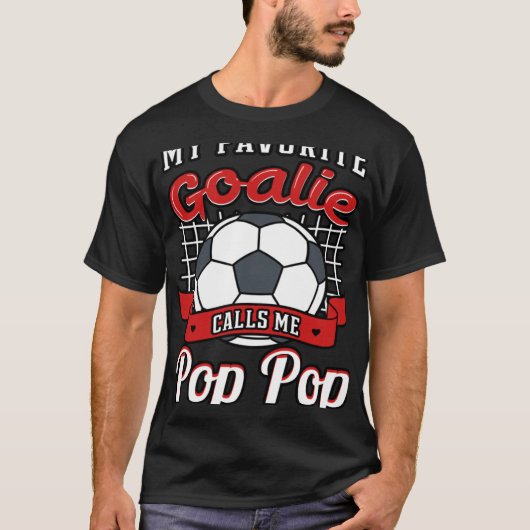 私のお気に入りのゴアはサッカーポップ・アートのポップ・アートの選手と呼ぶ Tシャツ (正面)