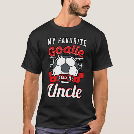 私のお気に入りのゴアリーは私をシオ・サッカー選手のアンクラスと呼ぶ Tシャツ (正面)