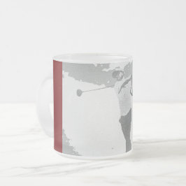 私のお気に入りのゴルフコーチ フロストグラスマグカップ