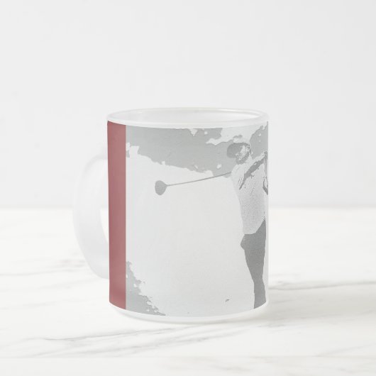 私のお気に入りのゴルフコーチ フロストグラスマグカップ (正面左)