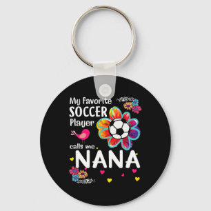 私のお気に入りのサッカー選手は私をNana Soccer Floと呼ぶ キーホルダー