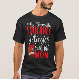 私のお気に入りのサッカー選手はMom Cute 1と呼ぶ Tシャツ