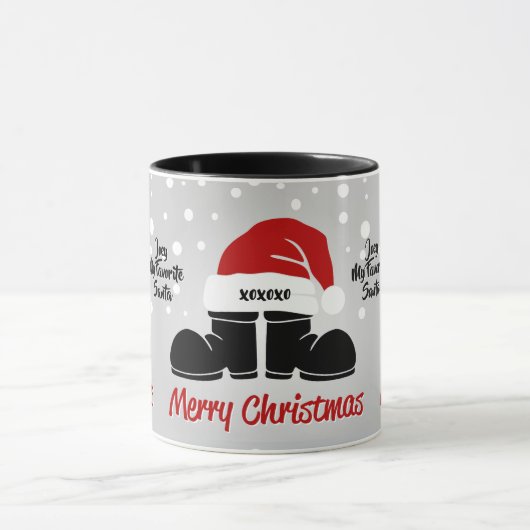 私のお気に入りのサンタ – あなたの男のマグカップのために マグカップ (中央)