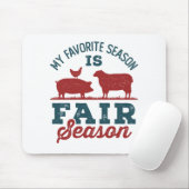 私のお気に入りのシーズンはフェアシーズンカウンティフェア マウスパッド (マウス)