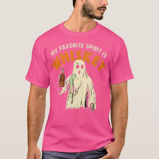 私のお気に入りのスピリットはウイスキー Tシャツ (正面)