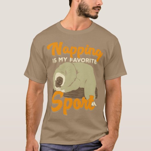 私のお気に入りのスポーツは昼寝です ギフト Tシャツ (正面)