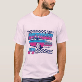 私のお気に入りのタイムマシンは4つの車輪を持っています Tシャツ