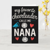 私のお気に入りのチアリーダーにナナおばあちゃんと呼ばれている カード (黄色い花)