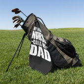 私のお気に入りのナースはパパを呼ぶ ゴルフタオル (グリーン)