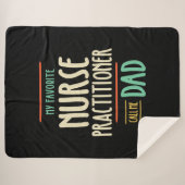 私のお気に入りのナース開業医は私をパパと呼ぶ シェルパブランケット (正面(横))