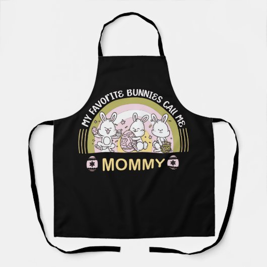 私のお気に入りのバニーはママと呼ぶ エプロン (正面)