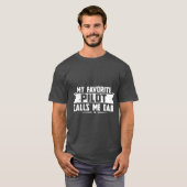 私のお気に入りのパイロットはパパ Tシャツ (正面フル)