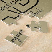 私のお気に入りのパパ写真の父の日と呼ばれる私の人々 ジグソーパズル (側面)