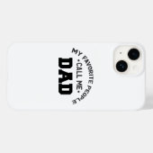 私のお気に入りのパパ Case-Mate iPhoneケース (裏面 (横))