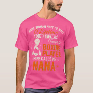 私のお気に入りのボクシング選手は私をナナボクセと呼びおもしろい出す Tシャツ