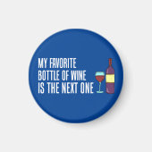 私のお気に入りのボトルは次のワイン マグネット (正面)